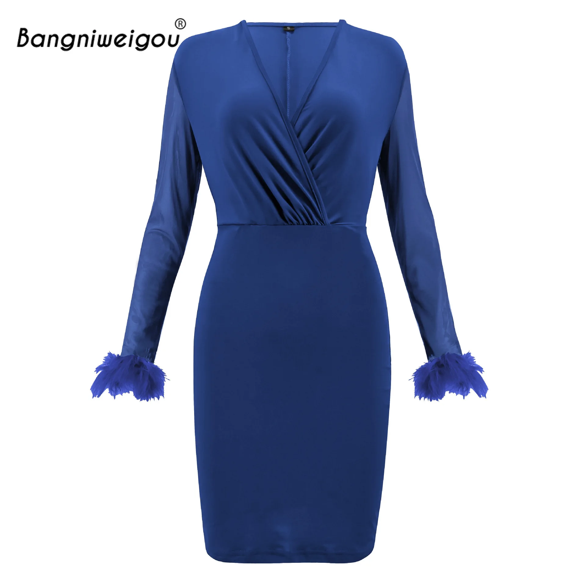 Bangniweigou Sexy V Neck Mesh Long Sleeve Mini Party Dress Women High Waist Skinny Solid Office Wear To Work Dress Plus Size
Bangniweigou Sexy V Neck Mesh Long Sleeve Mini Party Dress Women High Waist Skinny Solid Office Wear To Work Dress Plus Size