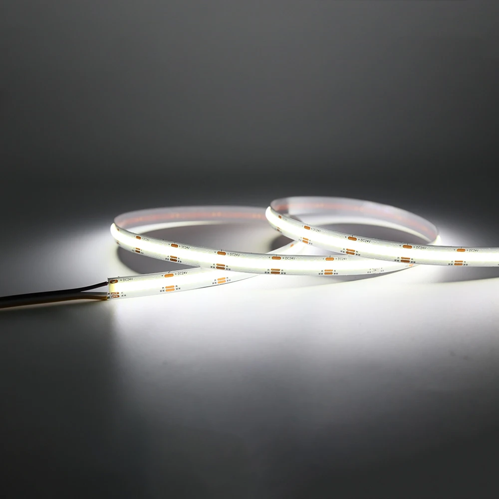 COB CTT LED Stirp DC24V 608Leds/m CRI90 20W/m COB LED Strip light 2700k+6000k CCT COB Flexible led strip High lumen LED strip
COB CTT LED Stirp DC24V 608Leds/m CRI90 20W/m COB LED Strip light 2700k+6000k CCT COB Flexible led strip High lumen LED strip