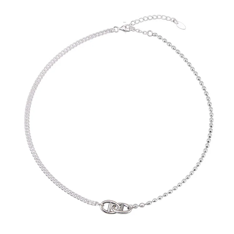 H305 S925 Sterling Silver Necklace New Brand Couple Pig Nose Letter Personality Fashion Style Simple Style Gift Hot Sale
H305 S925 Sterling Silver Necklace New Brand Couple Pig Nose Letter Personality Fashion Style Simple Style Gift Hot Sale