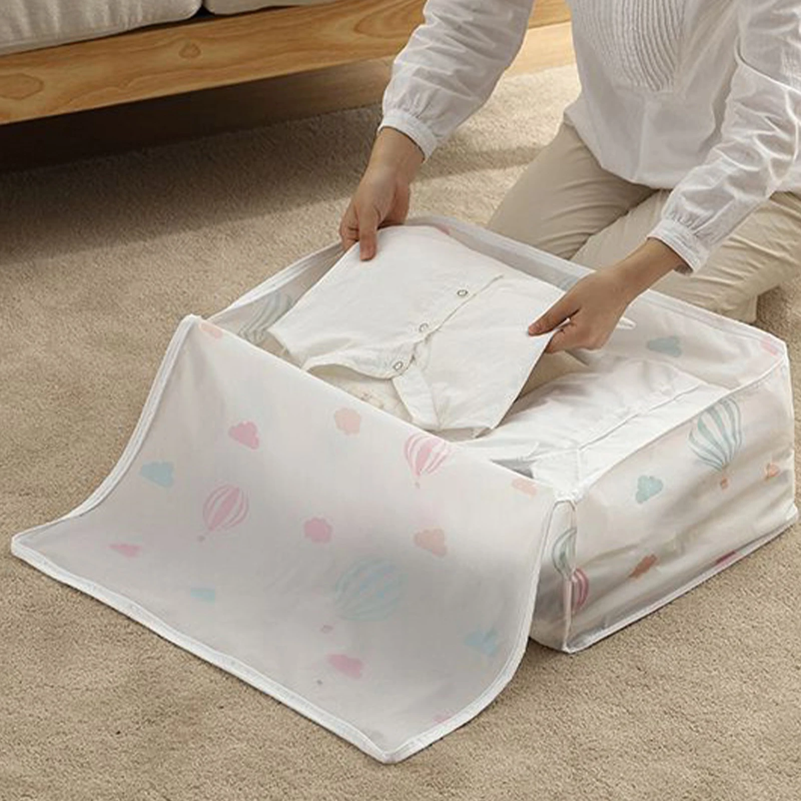 Storage Bag For Clothes Blanket Portable Non-woven Folding Clothes Pillow Quilt Blanket Storage Box Organizer Hot Sale
Storage Bag For Clothes Blanket Portable Non-woven Folding Clothes Pillow Quilt Blanket Storage Box Organizer Hot Sale