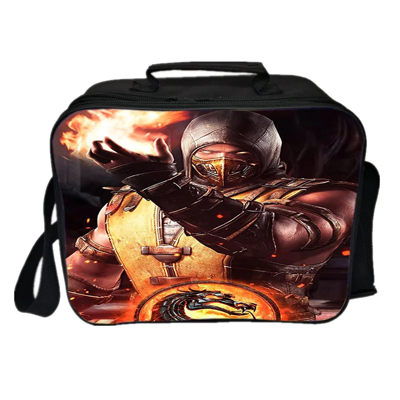 Сумка для ланча Scorpion In Mortal Kombat X термоизолированная сумка на плечо пикника и
