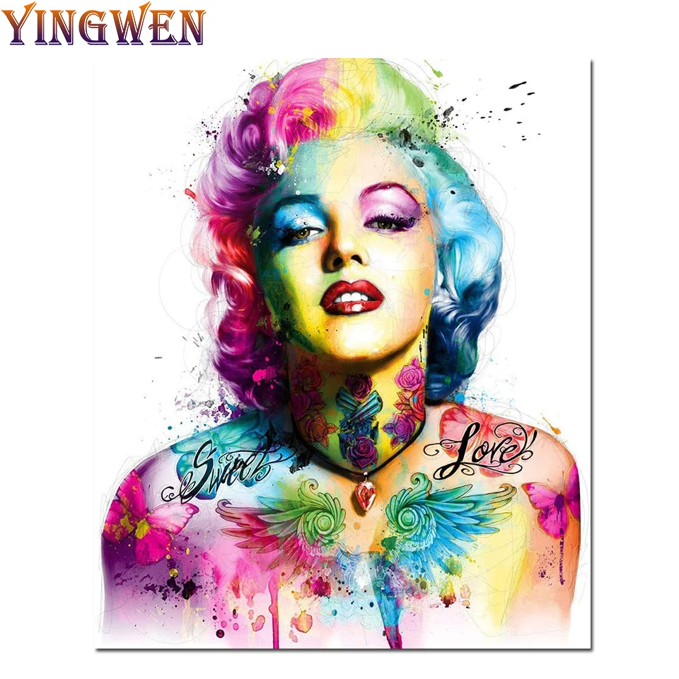 Marilyn Monroe 5D DIY Diamond Painting Portrait Colorful Cross Stitch Full Diamond Embroidery Woman Mosaic Picture Home Decor
Marilyn Monroe 5D DIY Diamond Painting Portrait Colorful Cross Stitch Full Diamond Embroidery Woman Mosaic Picture Home Decor