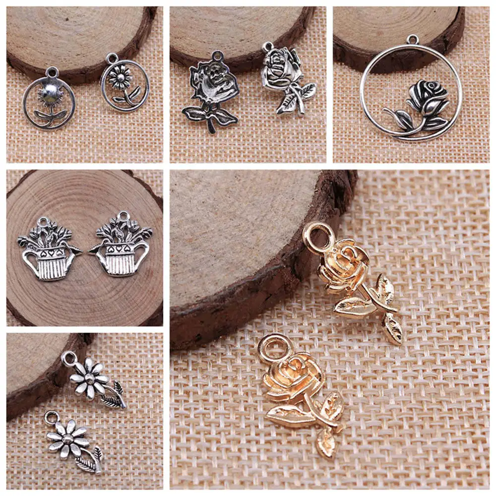 Charms For Jewelry Making Kit Pendant Diy Jewelry Accessories Flower Branch Charms
Charms For Jewelry Making Kit Pendant Diy Jewelry Accessories Flower Branch Charms