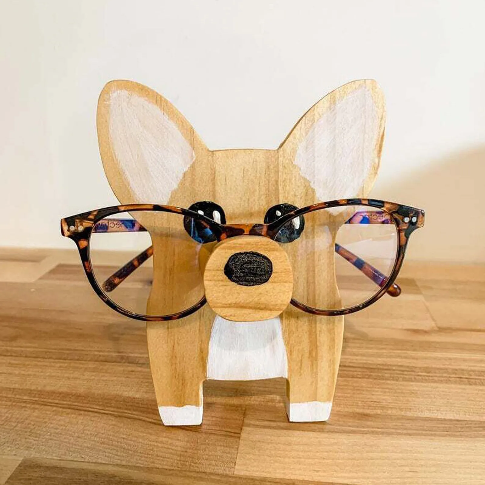 Pet Glasses Stand Corgi Dog Glasses Frame Christmas Gift Cute Pet Wooden Ornaments For Desktop Decoration Glasses Accessory
Pet Glasses Stand Corgi Dog Glasses Frame Christmas Gift Cute Pet Wooden Ornaments For Desktop Decoration Glasses Accessory