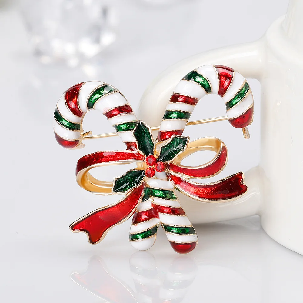 OE Christmas Series Brooch Fashion Exquisite Rhinestone Candy Cane Pin Brooch Jewelry New
OE Christmas Series Brooch Fashion Exquisite Rhinestone Candy Cane Pin Brooch Jewelry New