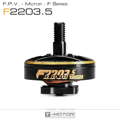TMOTOR T-MOTOR F2203.5 motor 4~6S for 3/4/5 inch propeller toothpick RC FPV racing drone breaking wind
TMOTOR T-MOTOR F2203.5 motor 4~6S for 3/4/5 inch propeller toothpick RC FPV racing drone breaking wind