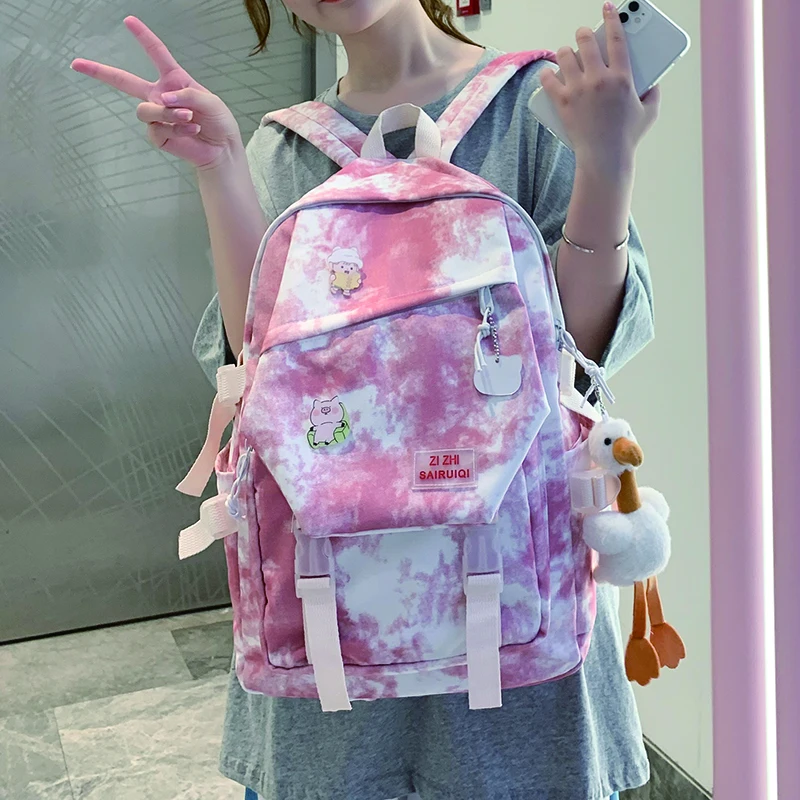 Simple Women Nylon Backpack Cute Girls Large Capacity School Bag Casual Female Travel Rucksack Fashion Ladies Anti Theft Mochila
Simple Women Nylon Backpack Cute Girls Large Capacity School Bag Casual Female Travel Rucksack Fashion Ladies Anti Theft Mochila