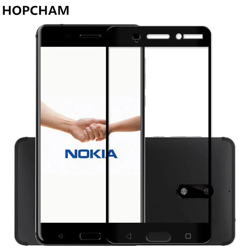 Защитное стекло HOPCHAM закаленное для Nokia 5/6/7/8/3/2/Nokia 5/6|Защитные стёкла и плёнки