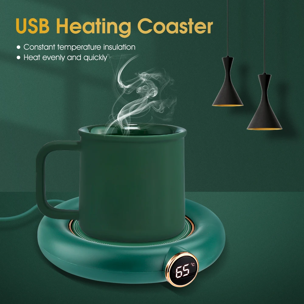 Usb Heating Coaster Creative Coffee Tea Mug Warmer Pad Electric Heating Cup Pad 3 Gear Digital Display Adjustment Timing Heater
Usb Heating Coaster Creative Coffee Tea Mug Warmer Pad Electric Heating Cup Pad 3 Gear Digital Display Adjustment Timing Heater
