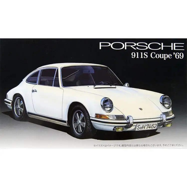 1/24 Fujimi пластиковая Сборная модель автомобиля игрушка 911S 1969 спортивный автомобиль статическая модель DIY Сборная модель комплект #12668 
1/24 Fujimi пластиковая Сборная модель автомобиля игрушка 911S 1969 спортивный автомобиль статическая модель DIY Сборная модель комплект #12668
