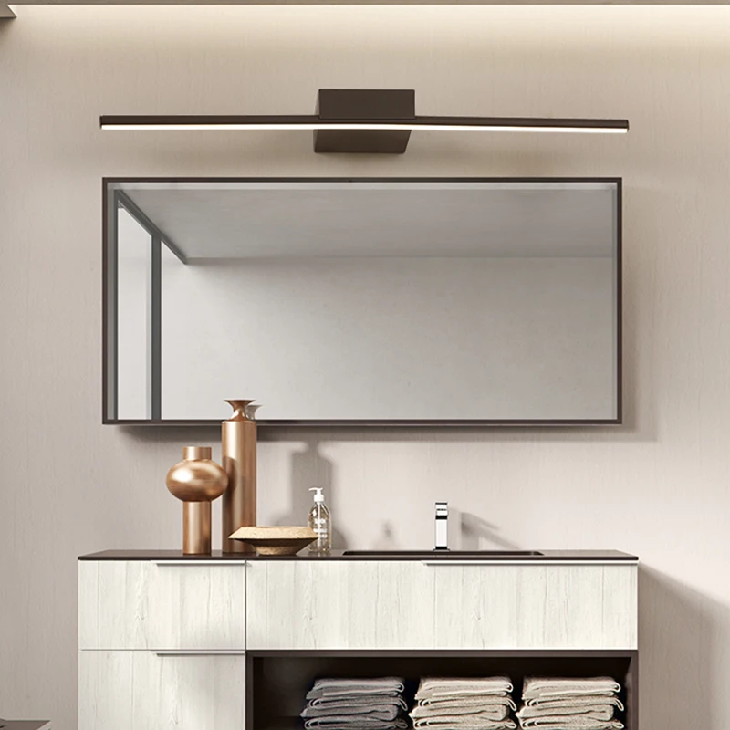 New Arrival Hot Black/White Led bathroom mirror lights Modern makeup dressing bathroom led mirror lamp 400/600/800/1000/1200mm
New Arrival Hot Black/White Led bathroom mirror lights Modern makeup dressing bathroom led mirror lamp 400/600/800/1000/1200mm