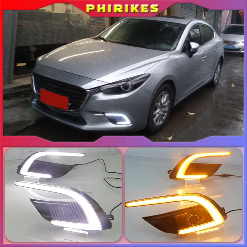 Дневные ходовые огни для Mazda 3 Mazda3 Axela 2017 2018 ABS DRL с желтым сигналом поворота, дневные ходовые огни, противотуманные фары
Дневные ходовые огни для Mazda 3 Mazda3 Axela 2017 2018 ABS DRL с желтым сигналом поворота, дневные ходовые огни, противотуманные фары