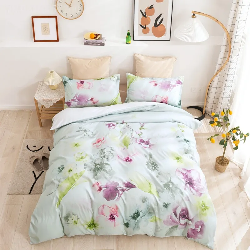 Pastoral Style Bedding Set 3D Flower Green Printed Comforter Bed Cover Kit AU EU US Girls Duvet Cover Set 2/3 pcs Free Shipping
Pastoral Style Bedding Set 3D Flower Green Printed Comforter Bed Cover Kit AU EU US Girls Duvet Cover Set 2/3 pcs Free Shipping