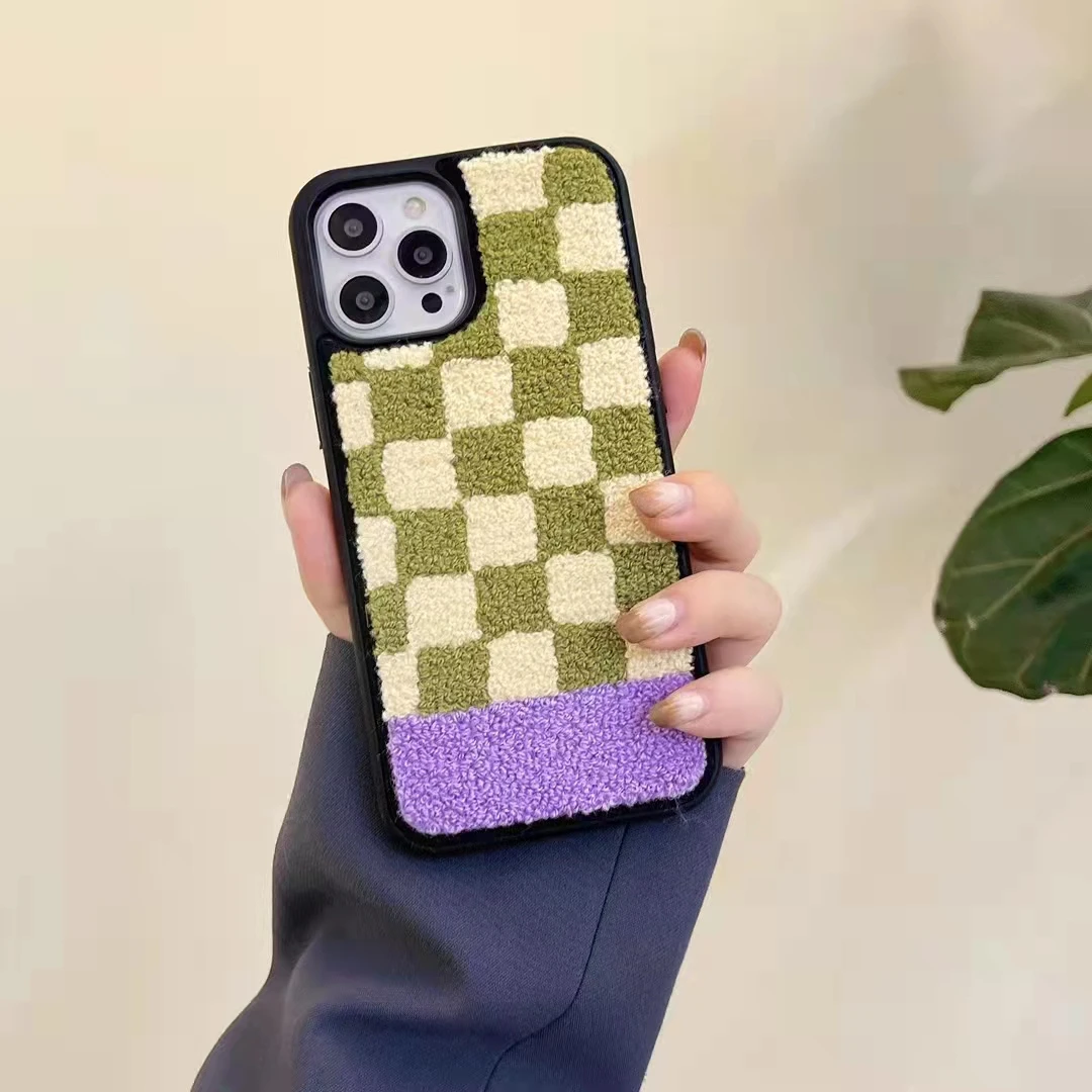 Warm Flannel Plaid Cloth Phone Case for Iphone 11 13 Pro X Xr Pink Fabric Plush Case for Iphone 12 Xsmax 7 8 plus Soft Tpu Cover
Warm Flannel Plaid Cloth Phone Case for Iphone 11 13 Pro X Xr Pink Fabric Plush Case for Iphone 12 Xsmax 7 8 plus Soft Tpu Cover