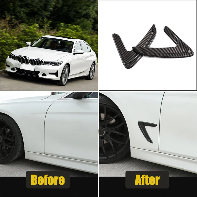 Car Styling front Side body Air Vent Cover Trim Fender decoration Sticker For BMW 3 Series F30 G20 2013-2020 Auto accessories
Car Styling front Side body Air Vent Cover Trim Fender decoration Sticker For BMW 3 Series F30 G20 2013-2020 Auto accessories
