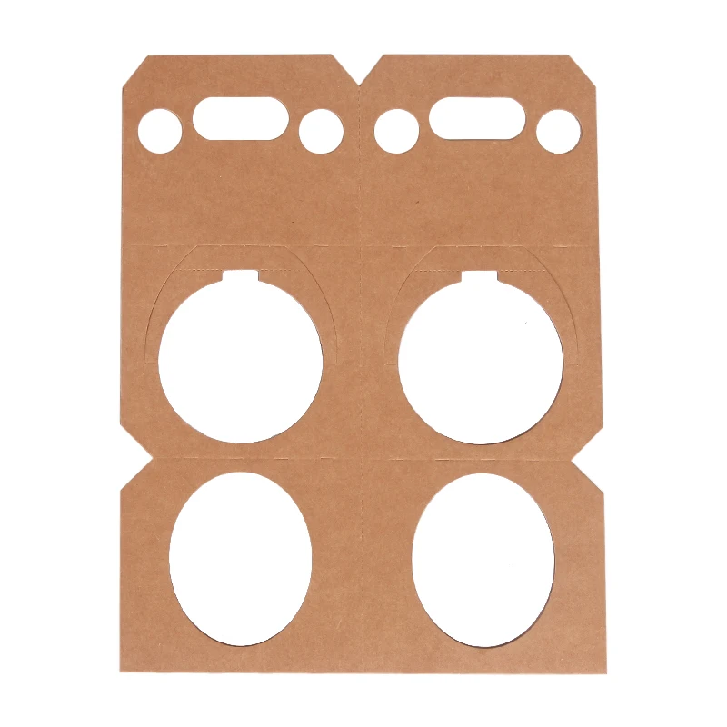 20pcs Disposable Double Four Grid Cup Holder Hand Takeaway Packaged Drink Coffee MIlk Tea Juice Kraft Paper Handle Cup Holder
20pcs Disposable Double Four Grid Cup Holder Hand Takeaway Packaged Drink Coffee MIlk Tea Juice Kraft Paper Handle Cup Holder