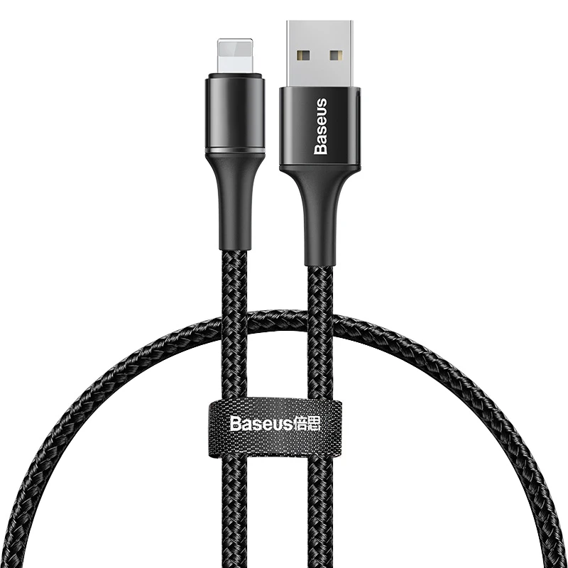 Baseus USB кабель для iPhone освещение быстрое зарядное устройство 13 12 11 Xs Max Xr X 8 7 iPad