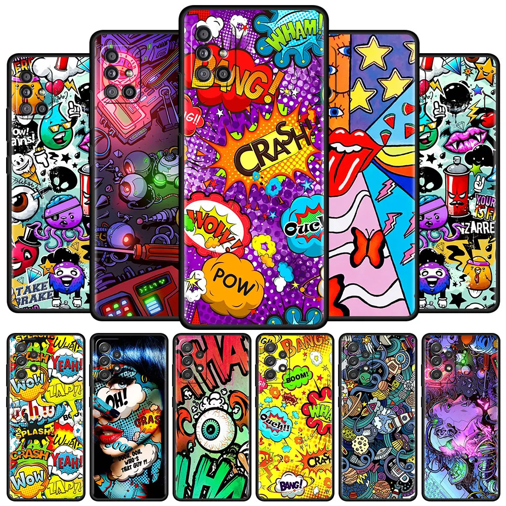 Silicone Case for Samsung A51 A12 A52 A21s Soft Funda for Galaxy A71 A32 A31 A02s A72 A11 A41 Phone Cover Graffiti Sticker
Silicone Case for Samsung A51 A12 A52 A21s Soft Funda for Galaxy A71 A32 A31 A02s A72 A11 A41 Phone Cover Graffiti Sticker