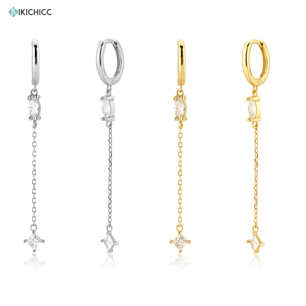 Kikichicc 925 Sterling Silver Clear Zircon Long Chain Drop Earring 2020 Fashion Party Jewelry For Party Fashion Jewels Piercing
Kikichicc 925 Sterling Silver Clear Zircon Long Chain Drop Earring 2020 Fashion Party Jewelry For Party Fashion Jewels Piercing