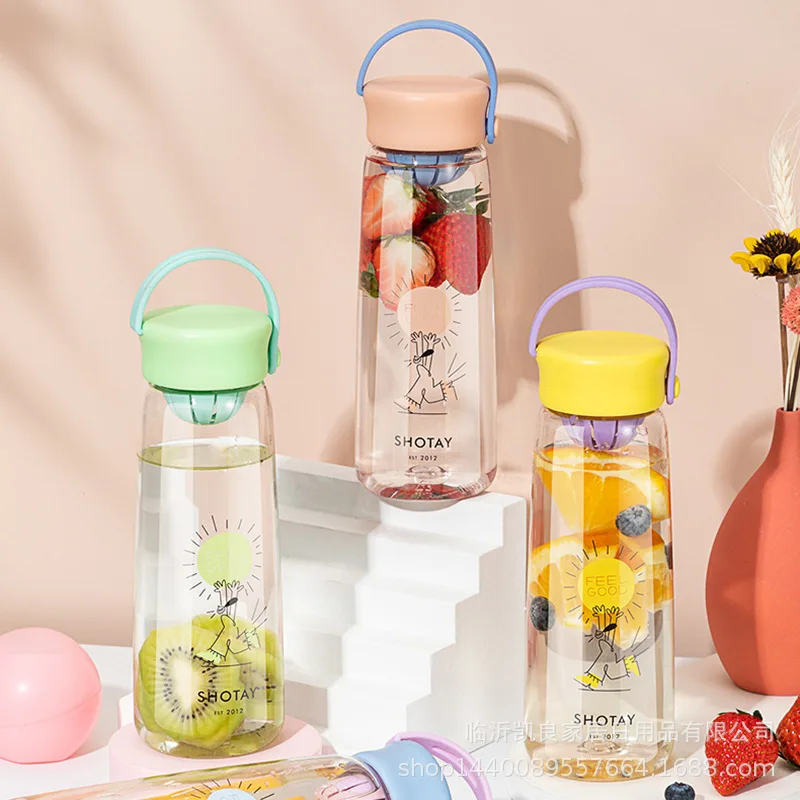 Sports bottle simple and creative male and female students portable large-capacity personality fresh style handy water cup
Sports bottle simple and creative male and female students portable large-capacity personality fresh style handy water cup