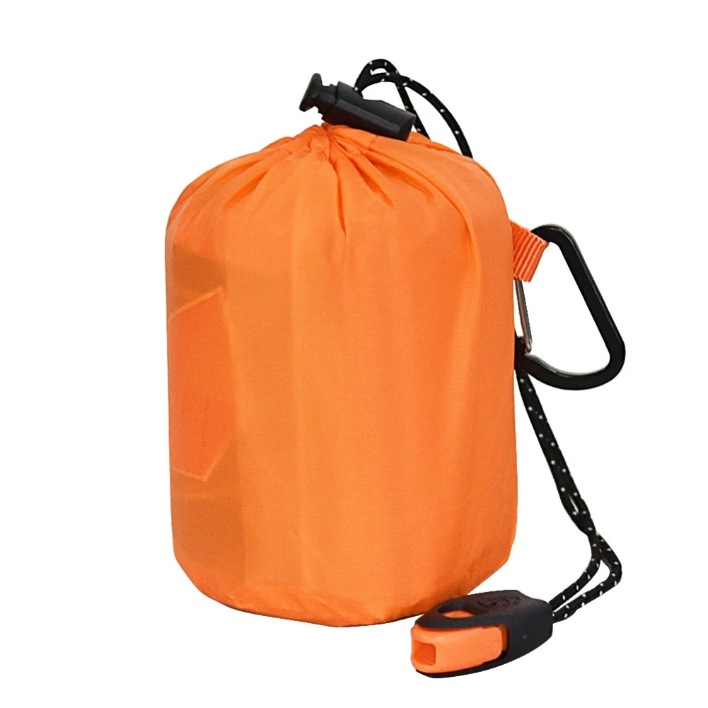 Outdoor Bivy Emergency Sleeping Bag Camping Survival Thermal Blanket Waterproof Lightweight Rainwear Tent Survival Gear Kits
Outdoor Bivy Emergency Sleeping Bag Camping Survival Thermal Blanket Waterproof Lightweight Rainwear Tent Survival Gear Kits