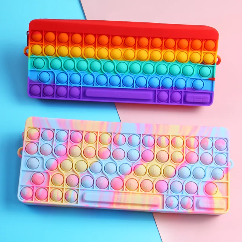 Студенческие канцелярские принадлежности, силиконовая сумка, Детская сумка для канцелярских принадлежностей, головоломка, снижение давле...
Студенческие канцелярские принадлежности, силиконовая сумка, Детская сумка для канцелярских принадлежностей, головоломка, снижение давле...