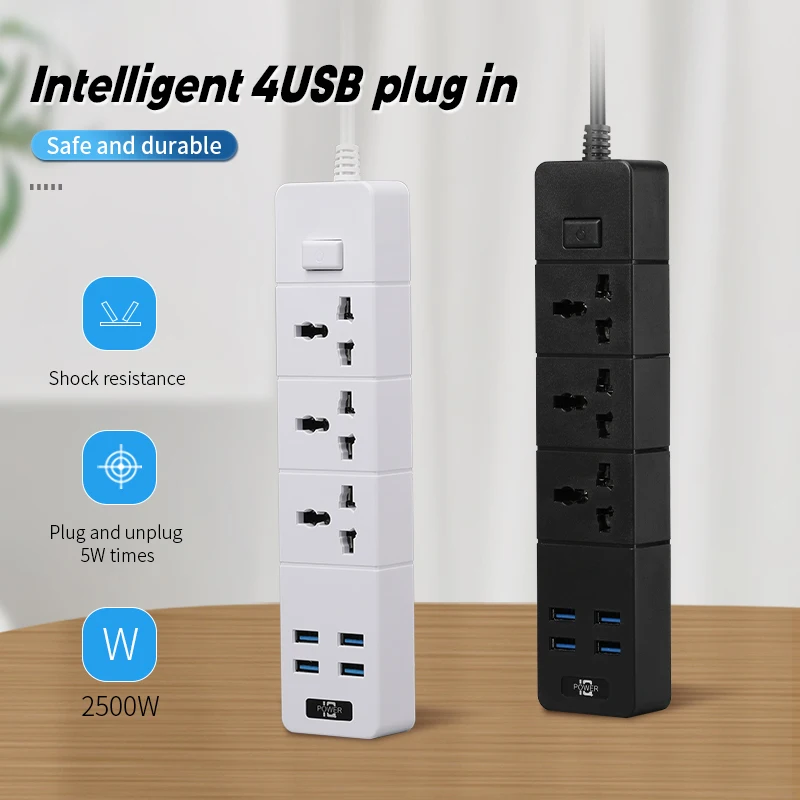 Универсальный удлинитель с USB-портом 10 А | Электроника
