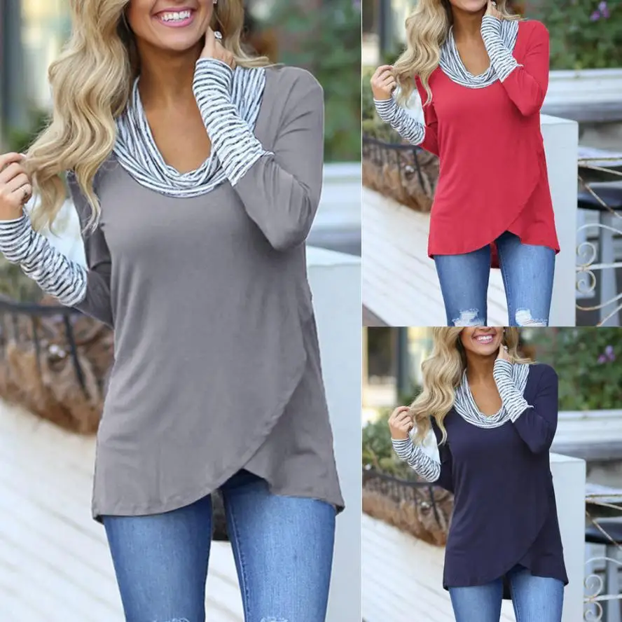 Lanxirui T -Shirt High Quality Cotton Fashion O -Neck Stripe Long Sleeve T -Shirt Slim Pullover Tops T -Shirt Women Mar31
Lanxirui T -Shirt High Quality Cotton Fashion O -Neck Stripe Long Sleeve T -Shirt Slim Pullover Tops T -Shirt Women Mar31