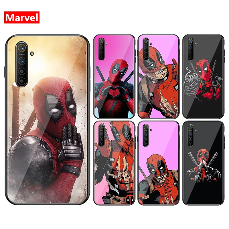 Супергерой Marvel Мстители Дэдпул для OPPO A93 A92 A73 A53S A52 A32 A31 A12E A1K F17 F15 Find X2 ТПУ