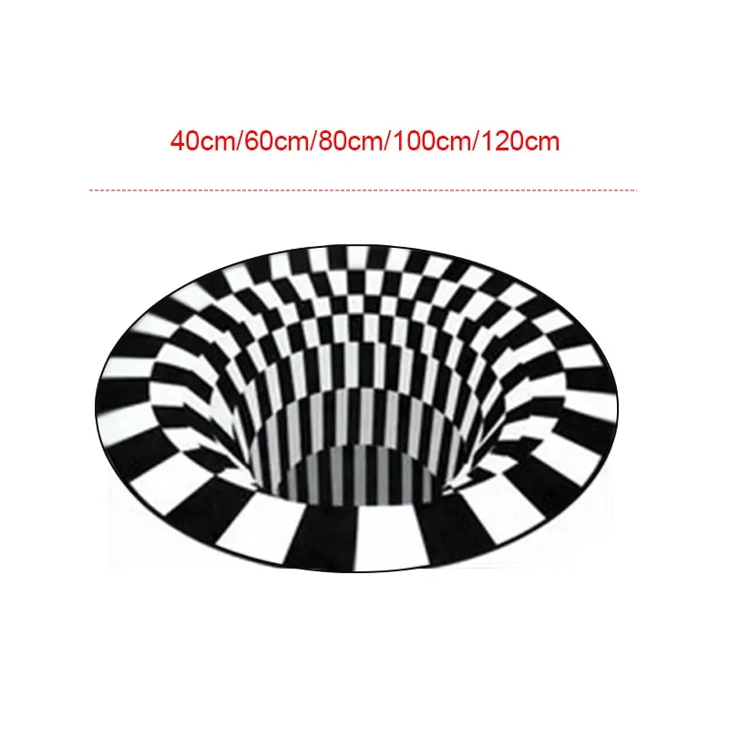 3D Round Carpets for Living Room Simple Black&White 3D Stereo Vision Carpet Anti-Skid Area Rugs Luxury Home Bedroom Floor Mat
3D Round Carpets for Living Room Simple Black&White 3D Stereo Vision Carpet Anti-Skid Area Rugs Luxury Home Bedroom Floor Mat