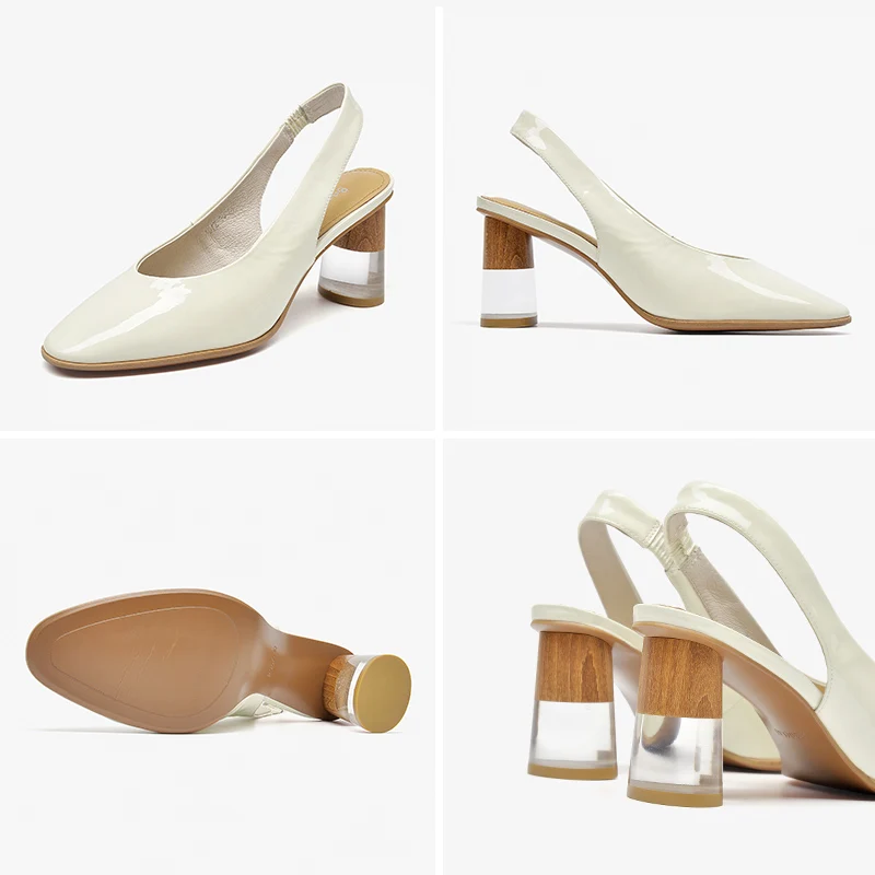BeauToday Pumps Women Patent Leather High Heel Sandals Sling Back Elastic Band Round Toe Summer Ladies Shoes Handmade 31072
BeauToday Pumps Women Patent Leather High Heel Sandals Sling Back Elastic Band Round Toe Summer Ladies Shoes Handmade 31072