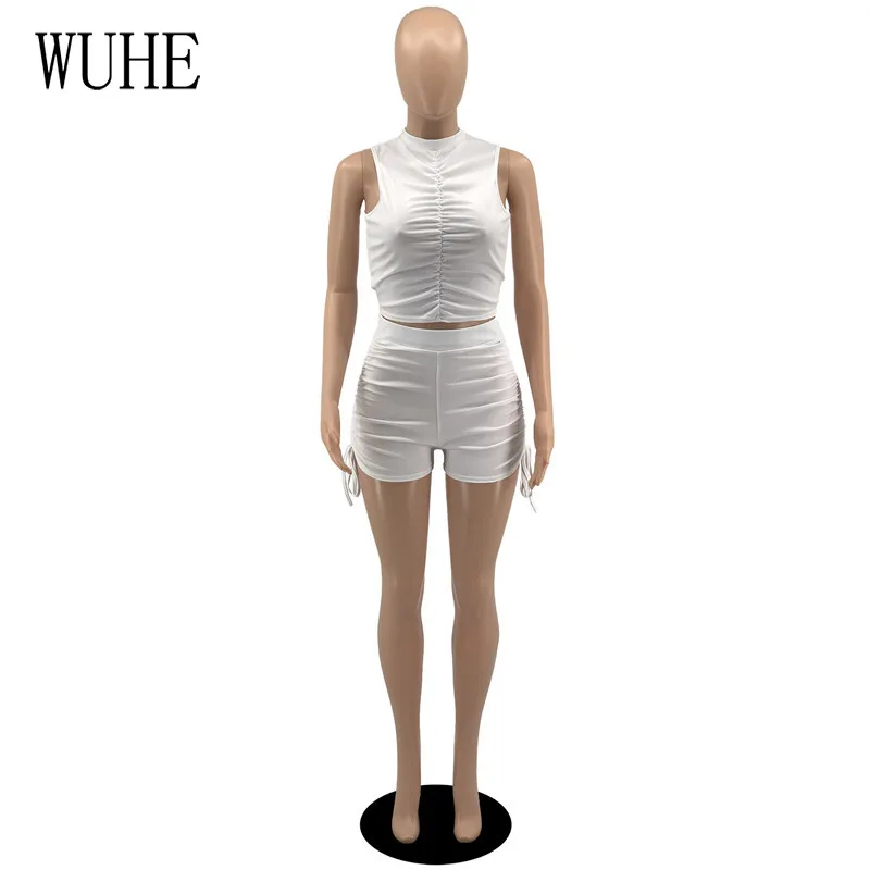 WUHE Fitness Tracksuit Casual Two Piece O Neck Sleeveless Off Shoulder Tanks Top and Skinny Pleated Drawstring Lace Up Pants
WUHE Fitness Tracksuit Casual Two Piece O Neck Sleeveless Off Shoulder Tanks Top and Skinny Pleated Drawstring Lace Up Pants