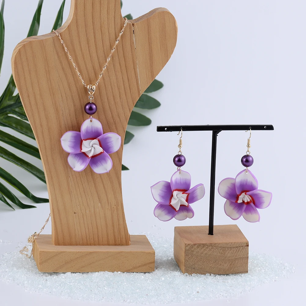 Cring Coco Flower Jewelery Sets New Designer Soft Polymer Drop Earrings Necklaces Set Hawaiian Summer Beach Jewelry for Women
Cring Coco Flower Jewelery Sets New Designer Soft Polymer Drop Earrings Necklaces Set Hawaiian Summer Beach Jewelry for Women
