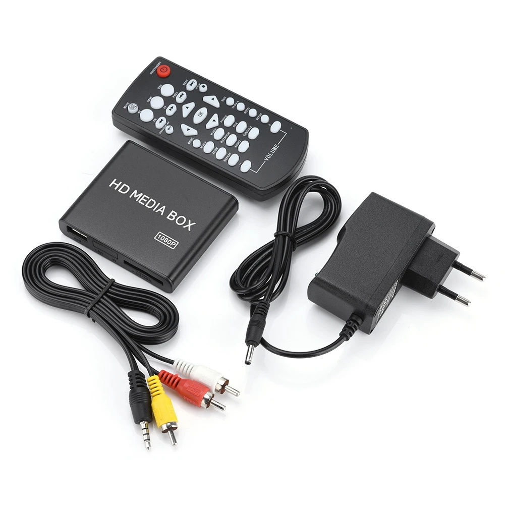 Set Top Box Full HD Mini Box Media Players 1080P Media Player Boxes With Power Adapter Super Remote Control Receiving Module
Set Top Box Full HD Mini Box Media Players 1080P Media Player Boxes With Power Adapter Super Remote Control Receiving Module