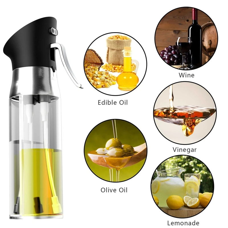 1 Pcs 2-In-1 Oil Spray Bottle, Dispenser & 3 Pcs Oil Container Kitchen Cooking Containers Soy Sauce Bottles
1 Pcs 2-In-1 Oil Spray Bottle, Dispenser & 3 Pcs Oil Container Kitchen Cooking Containers Soy Sauce Bottles