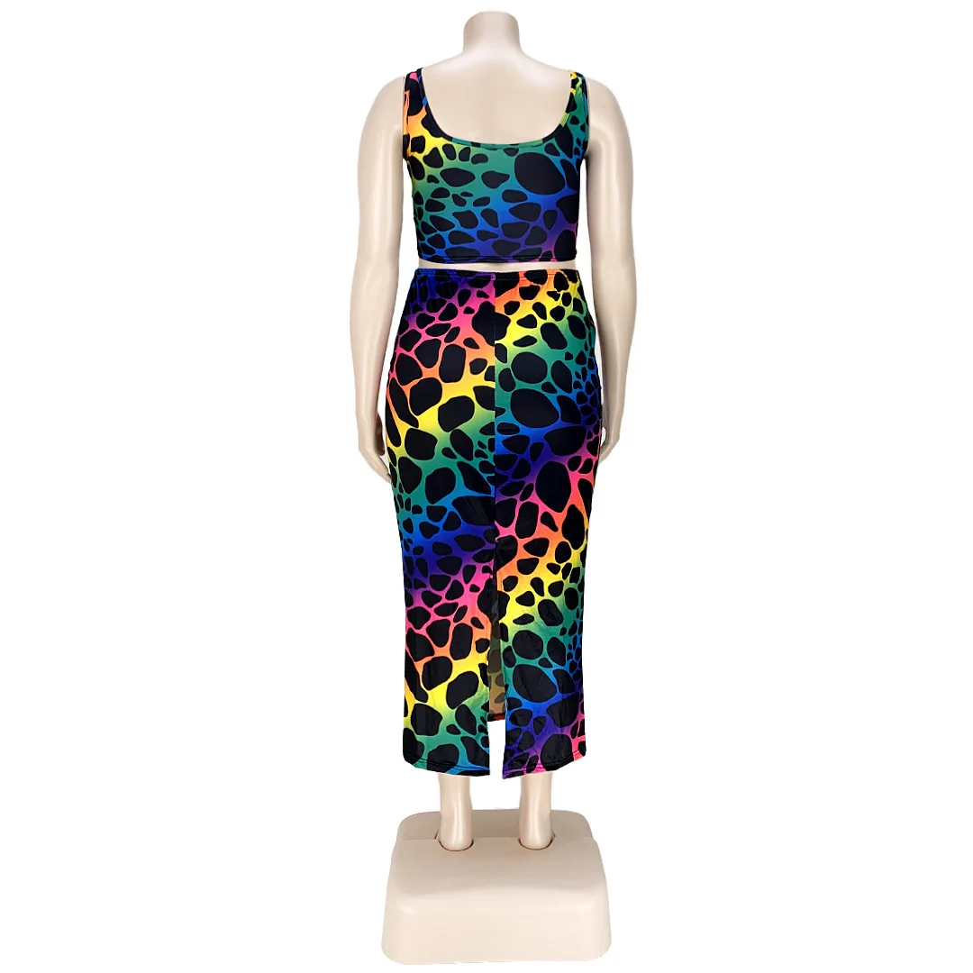 Tie Dye 2 Piece Sets Women Skirts Summer 2021 New Fashion Crop Top And Sheath Midi Dresses Wholesale Plus Size Clothing
Tie Dye 2 Piece Sets Women Skirts Summer 2021 New Fashion Crop Top And Sheath Midi Dresses Wholesale Plus Size Clothing