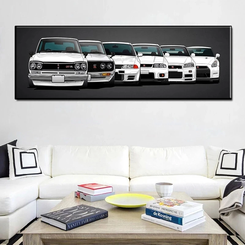 Nissan Skyline Gtr Car Living Room Mural Picture Home Decor Poster Sports Car Painting HD Print Frameless
Nissan Skyline Gtr Car Living Room Mural Picture Home Decor Poster Sports Car Painting HD Print Frameless