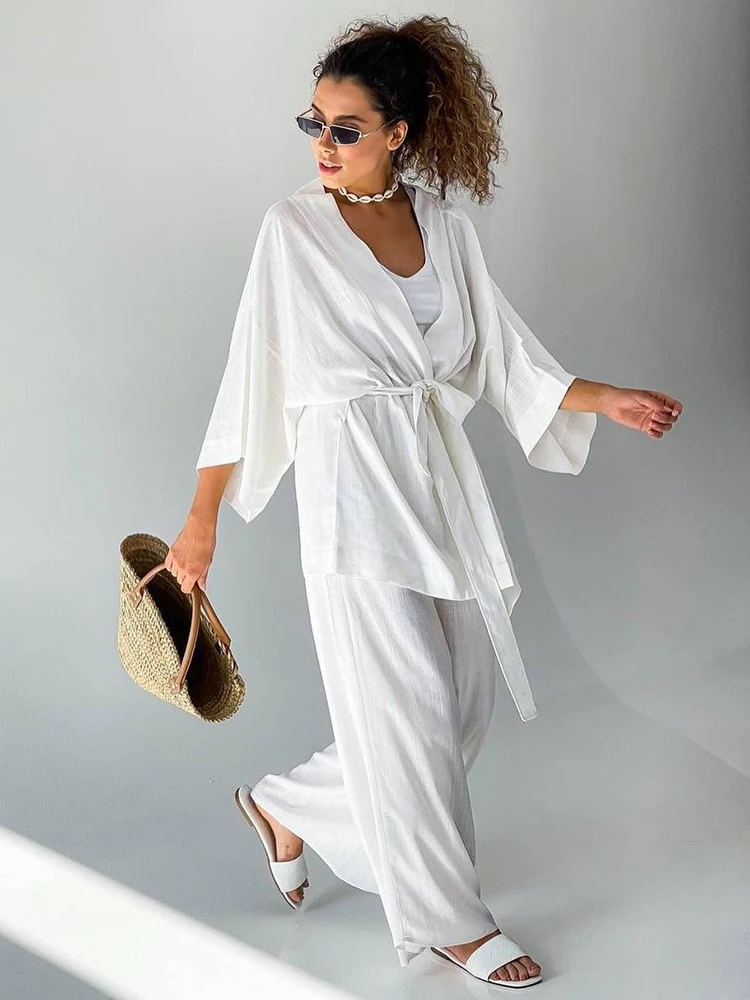 Solid Color Women's Pajamas Robe Sets Drop Sleeve Sexy Woman Nightie Loose Flare Bathrobe Female Roomware Peignoirs For Women
Solid Color Women's Pajamas Robe Sets Drop Sleeve Sexy Woman Nightie Loose Flare Bathrobe Female Roomware Peignoirs For Women