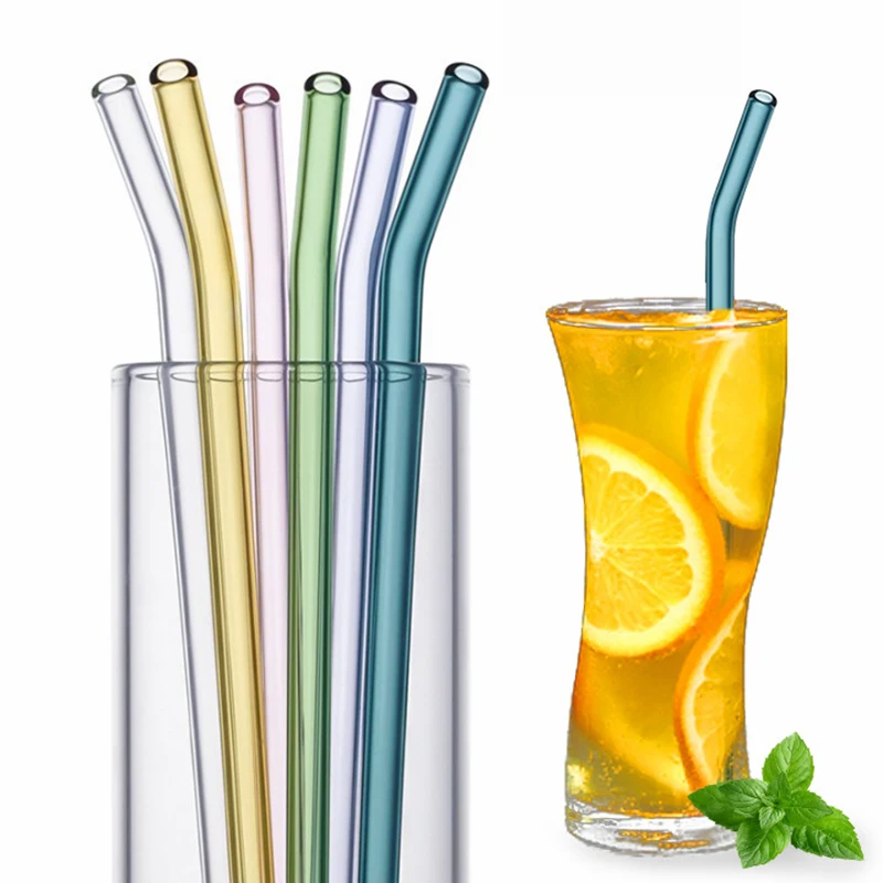 4pcs Reusable Drinking Glass Straws Eco-Friendly High Borosilicate Glass Straw for Smoothie Milkshakes Drinks Bar Accessoroy
4pcs Reusable Drinking Glass Straws Eco-Friendly High Borosilicate Glass Straw for Smoothie Milkshakes Drinks Bar Accessoroy