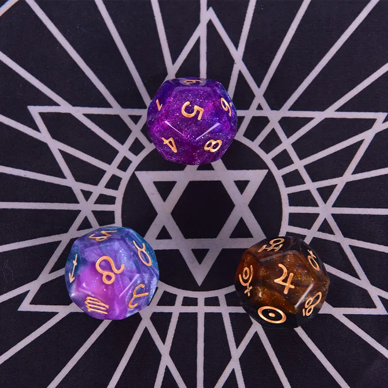 3pcs/set Astrology Dices D12 Polyhedral Astrologie Dices Voor Constellation Waarzeggerij Board Games Drop Shipping
3pcs/set Astrology Dices D12 Polyhedral Astrologie Dices Voor Constellation Waarzeggerij Board Games Drop Shipping