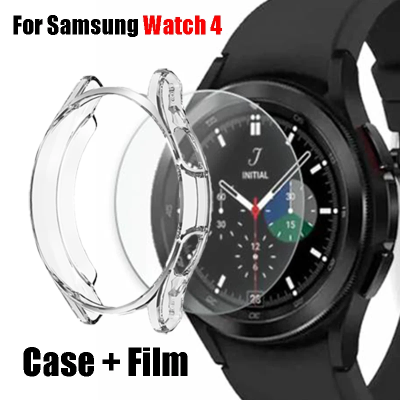 For Samsung Watch 4 Case Film Shockproof Protector Shell Watchcase Tempered Glass Film for Samsung Watch4 40mm 42mm 44mm 46mm
For Samsung Watch 4 Case Film Shockproof Protector Shell Watchcase Tempered Glass Film for Samsung Watch4 40mm 42mm 44mm 46mm