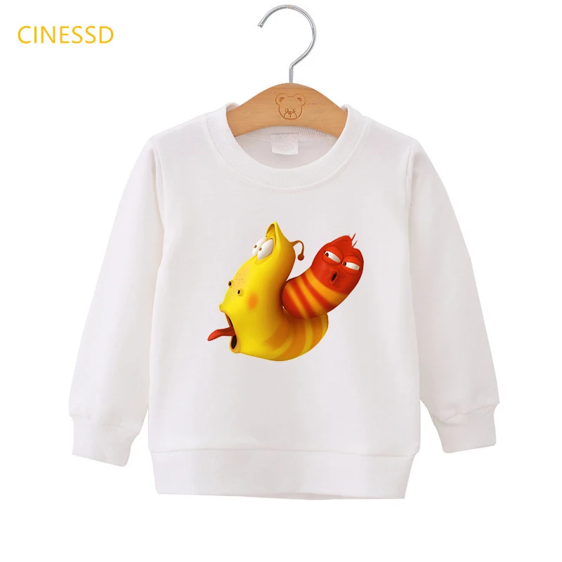 Cute Cartoon Larva Sweatshirt Kids Boy Girl Winter Clothes Funny Hoodies Graphic Outwear Jacket Spring Autumn Fleece Plus Velvet
Cute Cartoon Larva Sweatshirt Kids Boy Girl Winter Clothes Funny Hoodies Graphic Outwear Jacket Spring Autumn Fleece Plus Velvet