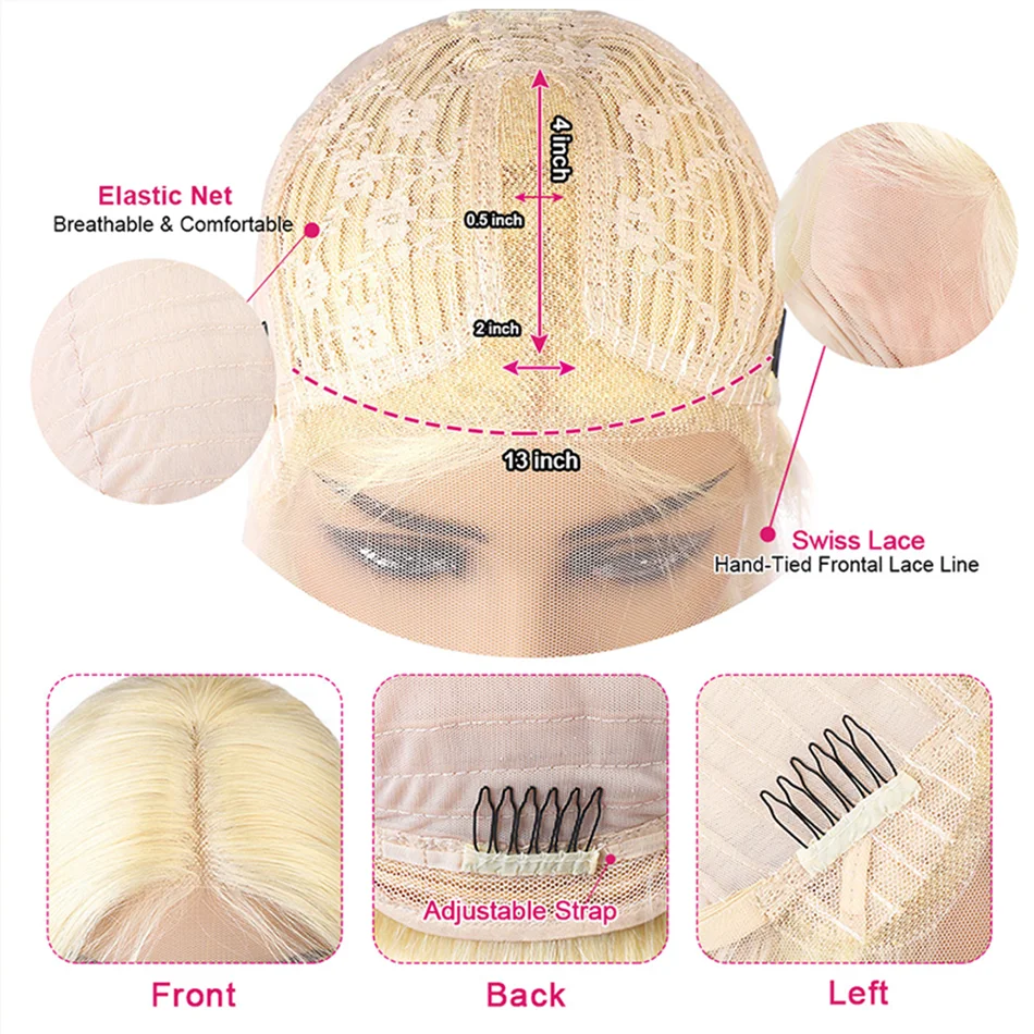 YouKnoWig 613 Blonde Bob Wig Brazilian Straight Human Hair Wigs 150 Remy Short Ombre Bob T Lace Part Wigs for Black Women
YouKnoWig 613 Blonde Bob Wig Brazilian Straight Human Hair Wigs 150 Remy Short Ombre Bob T Lace Part Wigs for Black Women