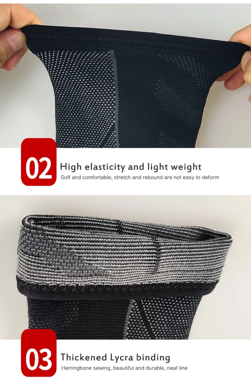 1pcs Ankle Brace Compression Support Sleeve Elastic Breathable Elastic Foot Sleeves Outdoor Riding Fitness Ankle Protector
1pcs Ankle Brace Compression Support Sleeve Elastic Breathable Elastic Foot Sleeves Outdoor Riding Fitness Ankle Protector