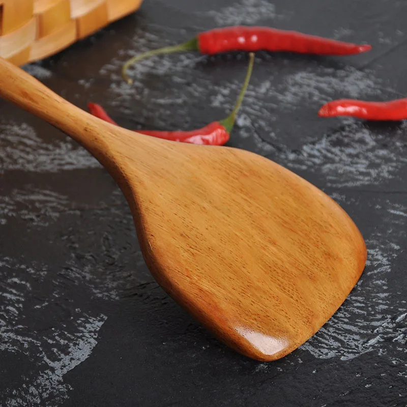 1Pc Wooden Turner Kitchen Shovel Wok Spatula Handcrafted Spoon Non Stick Cooking Scraper Flatware Tools Kitchen Accessories
1Pc Wooden Turner Kitchen Shovel Wok Spatula Handcrafted Spoon Non Stick Cooking Scraper Flatware Tools Kitchen Accessories