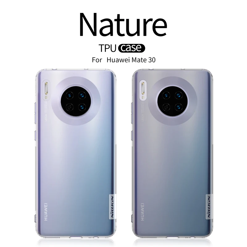 Чехол NILLKIN Nature для huawei Mate 30 чехол телефона из ТПУ прозрачный мягкий накладка