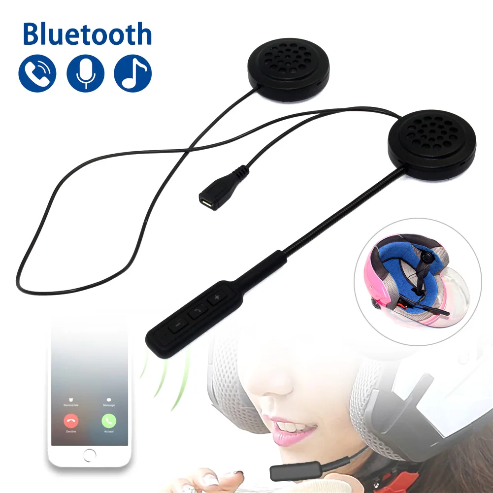 Motorcycle BT Helmet Headset Wireless Hands-free call Kit Stereo Anti-interference Waterproof Music Player Speaker
Motorcycle BT Helmet Headset Wireless Hands-free call Kit Stereo Anti-interference Waterproof Music Player Speaker