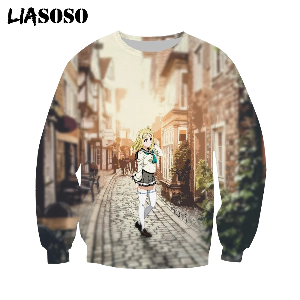 LIASOSO 3D Print Anime Love Live Sweatshirt Men Women Autumn Winter Hip Hop Long Sleeve Loose Sportswear Harajuku Pullover Tops
LIASOSO 3D Print Anime Love Live Sweatshirt Men Women Autumn Winter Hip Hop Long Sleeve Loose Sportswear Harajuku Pullover Tops