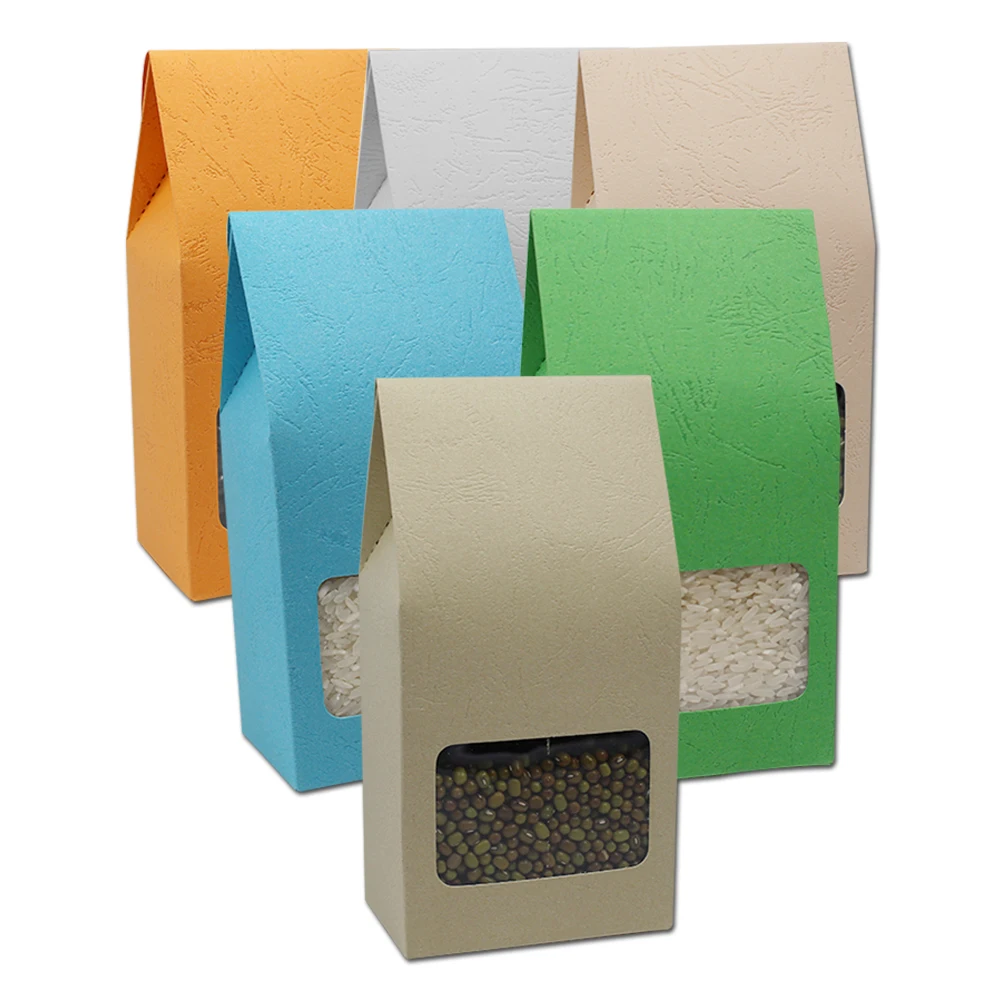 180Pcs/lot 8*15.5+5cm Colorful Embossing Stand Up Kraft Paper Box Pouch With Clear Window Snack Biscuit Food Gift Package Bags
180Pcs/lot 8*15.5+5cm Colorful Embossing Stand Up Kraft Paper Box Pouch With Clear Window Snack Biscuit Food Gift Package Bags