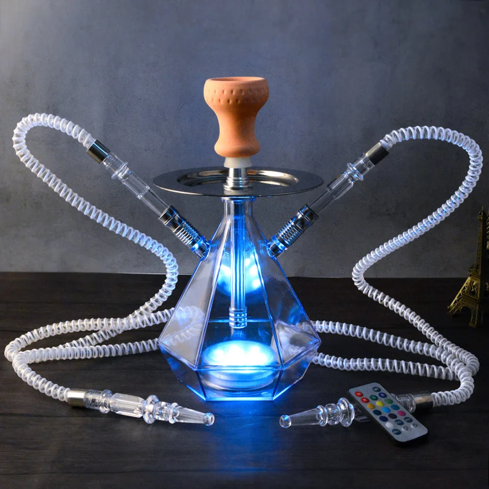 Bar LED Acrylic Transparent Diamond Hookah for Smoking, Narguile Complete Shisha
Bar LED Acrylic Transparent Diamond Hookah for Smoking, Narguile Complete Shisha